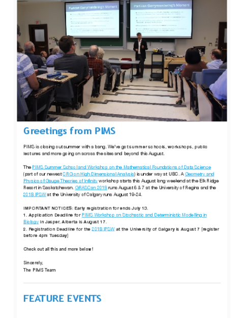 PIMS Connection - August 2018