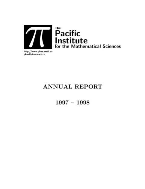 Annual Report 1997-1998