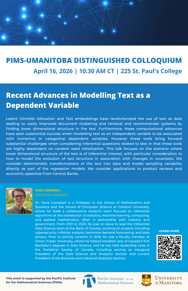 UManitoba Colloquium–Dave Campbell